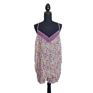 Cacique Sleep Lane Bryant Pajamas Women's Plus Size 18/20 Shorts Tank Floral